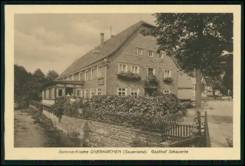 AK - Gasthof Schauerte Wulf - in Oberkirchen Schmallenberg Gleidorf - Sauerland