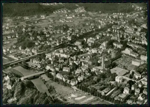 2x Foto AK - Werdohl im Sauerland - Luftbild Fliegeraufnahme