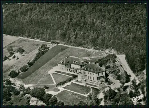 Foto AK - Bad Mergentheim - Restaurant Café Hexenkreuz - Cekade Karte Luftbild