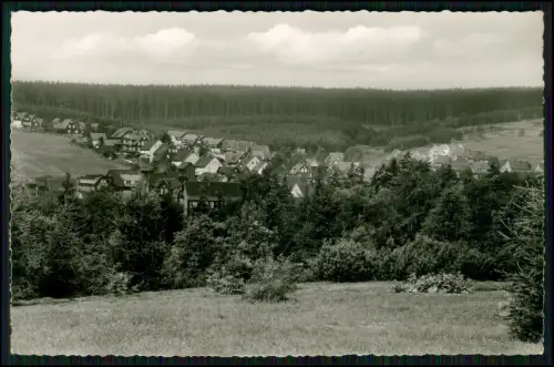 Foto AK -  Braunlage im Oberharz - Bereich Schultal Wiesengrund - Blick zum Ort