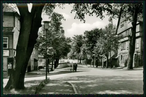 Echt Foto AK - Clausthal-Zellerfeld im Oberharz - Blick in die Bornhardtstraße