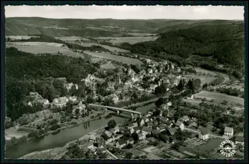 Echt Foto AK - Blick auf Herchen - Windeck Rhein-Sieg - Schöning Luftbild