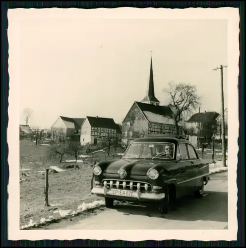 Foto - Auto Oldtimer - Ford Taunus 12M - Ford G13 ? OP-EA 67  Opladen Leverkusen