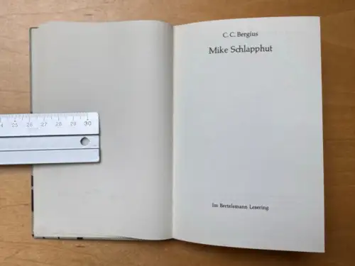 Mike Schlapphut - von C. C. Bergius - Cover mit Flugzeug Silhouetten - 126 Seite