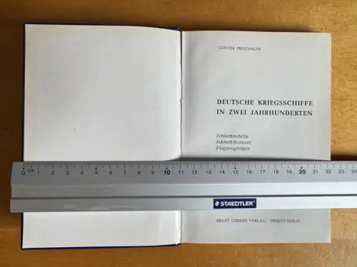 Deutsche Kriegsschiffe in zwei Jahrhunderten - Günter Prochnow - 136 Seiten 1964