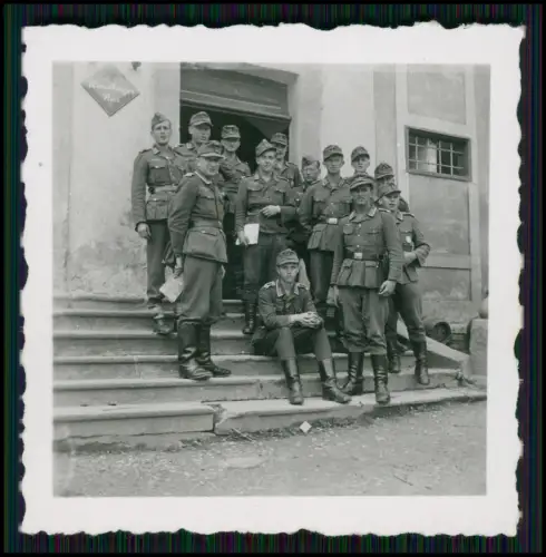 Foto Wieselburg Österreich Soldaten Wehrmacht Gasthof Werbung Wieselburger Bier
