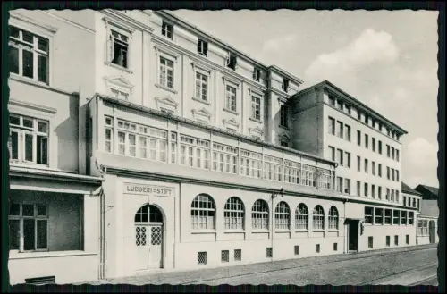 AK Kinderkurheim Ludgeristift - Norderney - Kurhaus mit Arkaden und Wintergarten