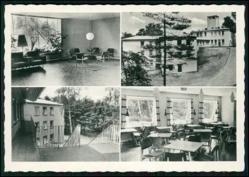 AK Hamburg Hausbruch Harburg - Kurheim Aufenthaltsraum Speisesaal und Waldblick