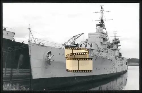 Foto 14x9cm - HMS Newcastle (C76) leichter Kreuzer - Town-Klasse -1937 in Dienst