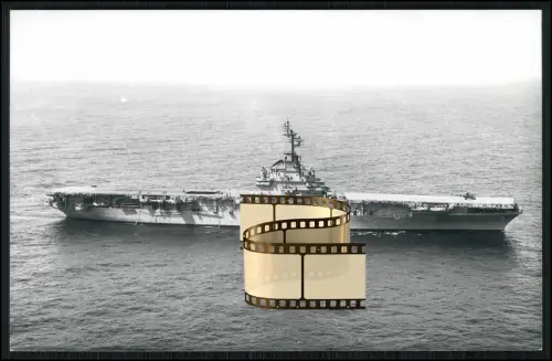 Foto 14x9cm - USS Yorktown (CV-10) Flugzeugträger Essex-Klasse Navy Vietnamkrieg