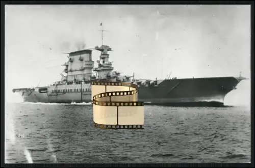 Foto 14x9cm - USS Lexington (CV-2) Flugzeugträger - US States Navy 1942 in Fahrt