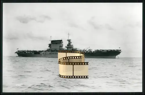 Foto 14x9cm - USS Lexington (CV-2) Flugzeugträger - US States Navy 1925 in Fahrt