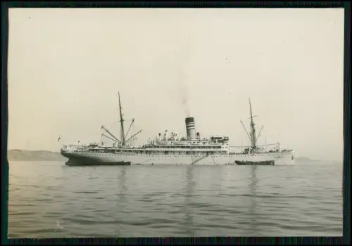2x Foto Usambara Schwesterschiff der Njassa - Deutsche Ost-Afrika-Linie Woermann