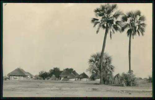 4x Foto AK - Missionsstation Siedlung in Owamboland - Südwestafrika Namibia 1925