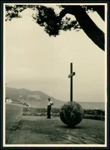 13x Foto Diano Marina - Ligurische Küstenstadt italienischen Meer Strand Palmen