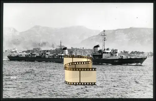 Foto 14x9cm - französische Schiff  L’Alsacien (T07) ex-deutsches Torpedoboot T23