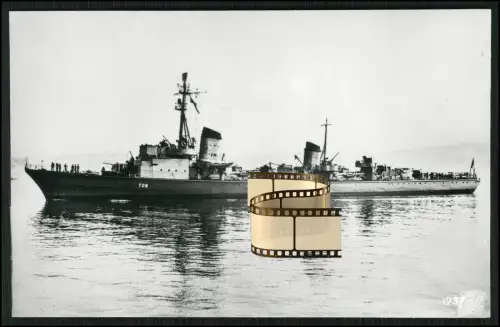 Foto 14x9cm - Kennung T08 Französisches Torpedoboot Le Lorrain deutsches ex T-28