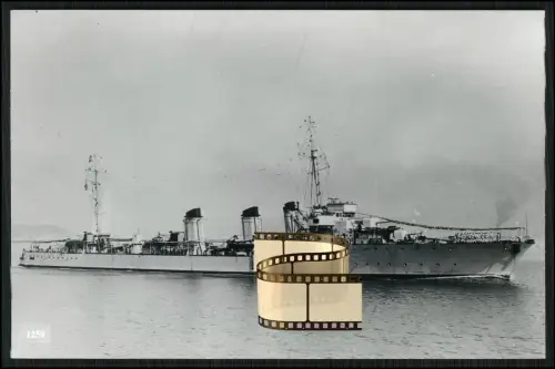 Foto 14x9cm - Jaguar Großzerstörer - Chacal französischen Marine - 1940 versenkt