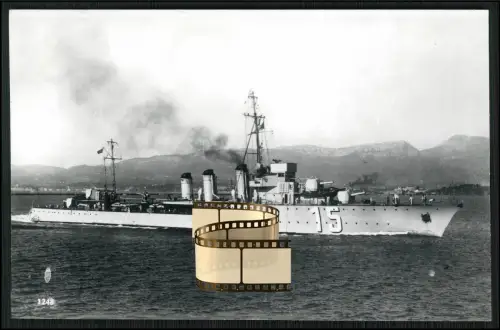 Foto 14x9cm - Ouragan französischer Zerstörer Bourrasque-Klasse Stapellauf 1924