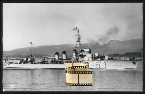 Foto 14x9cm - Sirocco französischer Zerstörer - Bourrasque-Klasse 1940 versenkt