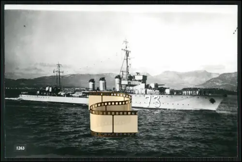 Foto 14x9cm - La Railleuse - französischer - Zerstörer Bourrasque-Klasse - 1940