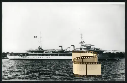 Foto 14x9cm - Aviso Bougainville 1931 französische Kolonial-Avisos 1945 versenkt