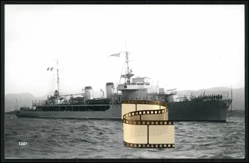 Foto 14x9cm - Aviso Entrecasteaux 1931 franz. Kolonial-Aviso Bougainville-Klasse