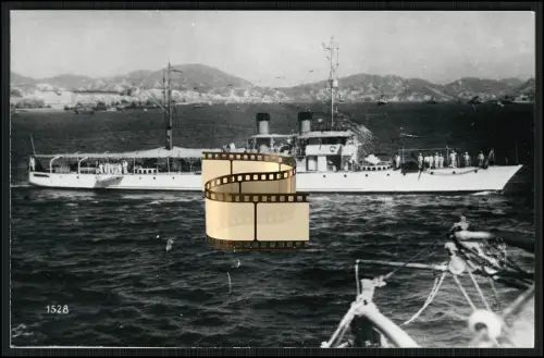 Foto 14x9cm - Aviso Manié - französisches Patrouillenboot - 1942 Toulon versenkt