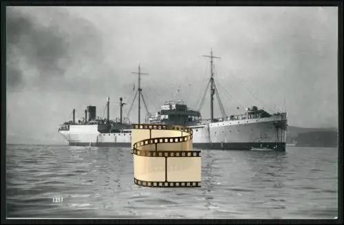 Foto 14x9cm - Flottentanker Le Niger - Versorgungsschiff französisch Marine 1930