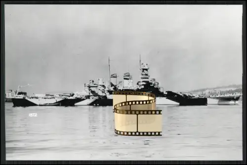 Foto 14x9cm- USS North Carolina BB-55 Schlachtschiff 1941 markanter Tarnanstrich