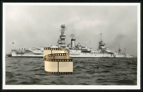 Foto 14x9cm - USS Arkansas (BB-33) - Schlachtschiff der Wyoming-Klasse - 1941