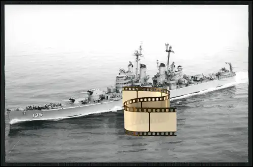 Foto 14x9cm - USS Los Angeles CA-135 Schwerer Kreuzer der Baltimore-Klasse 1956