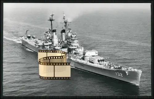 Foto 14x9cm - USS Macon (CL-132) - US-Leichter Kreuzer Teil der Cleveland-Klasse