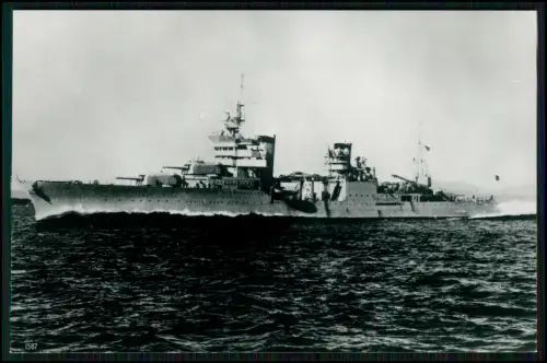 Foto 14x9cm - USS Portland (CA-33) - schwerer US Kreuzer - im Jahr 1935 auf See