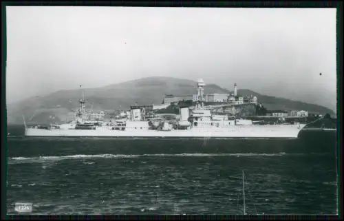 Foto 14x9cm - USS Louisville (CA-28) - schwerer Kreuzer - 1930 vor San Francisco
