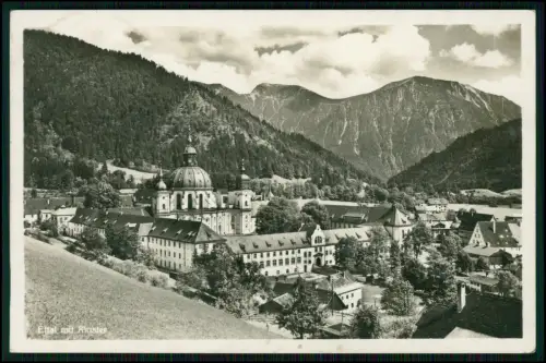 2x AK Benediktinerkloster Ettal u. Bregenz 1942 Feldpost FPN 34909 siehe Rücksei