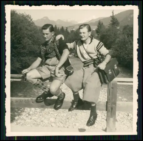 12x Foto - Reise Wandern - Berglandschaft kleinen Hütten alpine Region Bayern