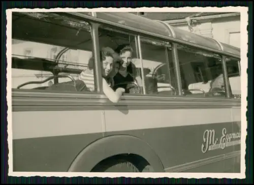 14x Foto - Bus Omnibus Reise - Bamberg Bayern Eggmai.. Unternehmen 1950er Jahre