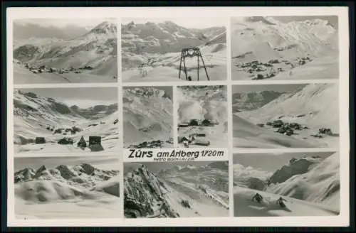 Echt Foto AK - Zürs Lech Lautrach am Arlberg - Photo Risch-Lau Bregenz