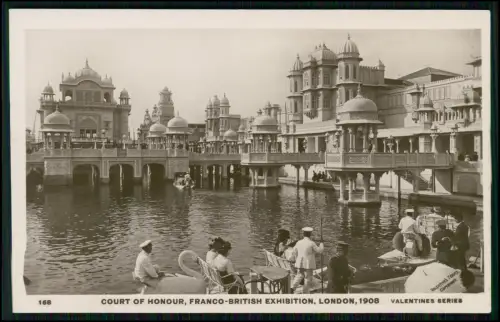 2x AK - Court of Honour - der Französisch-Britischen Ausstellung 1908 in London