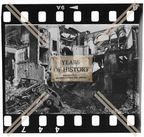 Foto Köln am Rhein - Kriegszerstörung Trümmerlandschaft - 2. Weltkrieg - 1941-55