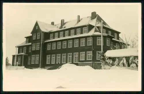 8x Foto Finanzlehranstalt in Hohegeiß - Braunlage Oberharz - umgeben von Schnee