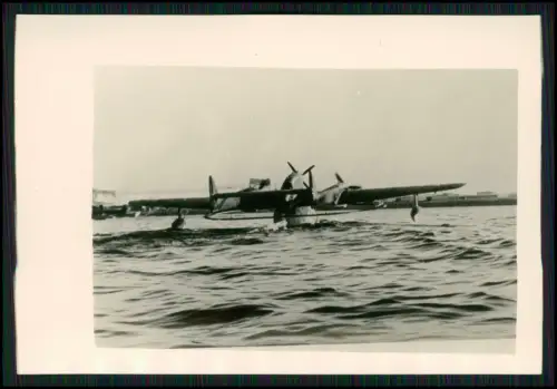 3x Foto - Flugzeug Flugboot - vom Typ Blohm & Voss BV 138 - Aufklärer im Einsatz