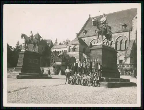 8x Foto - Wandern im Harz - Jungs junge Männer Goslar Harzburg Brocken .. - 1930