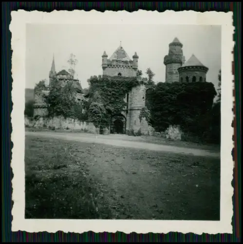7x Foto - Feierlichkeit bei der Löwenburg in Kassel - Bergpark Wilhelmshöhe 1936