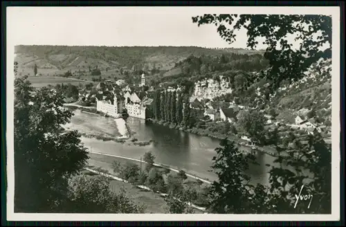 3x Foto AK Avanne bei Besançon am Doubs mit Flussblick Kirche Ortskern u. andere