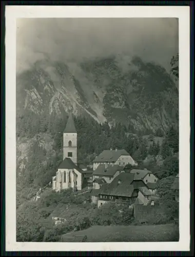 Foto 12x9cm - Pürgg-Trautenfels Stainach - Blick auf den Ort mit Kirche 1933