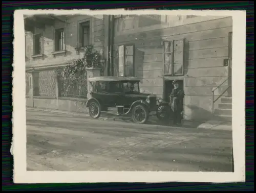 Foto - altes Auto Fahrzeug Oldtimer Ford ? - Bayern Österreich 1925-30