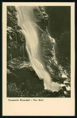 4x Foto AK DDR-Postkarte - Trusetaler Wasserfall - Brotterode Trusetal Thüringen