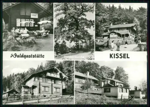 3x Foto AK DDR-Postkarte - Waldgaststätte Kissel - und Bad Liebenstein Thüringen